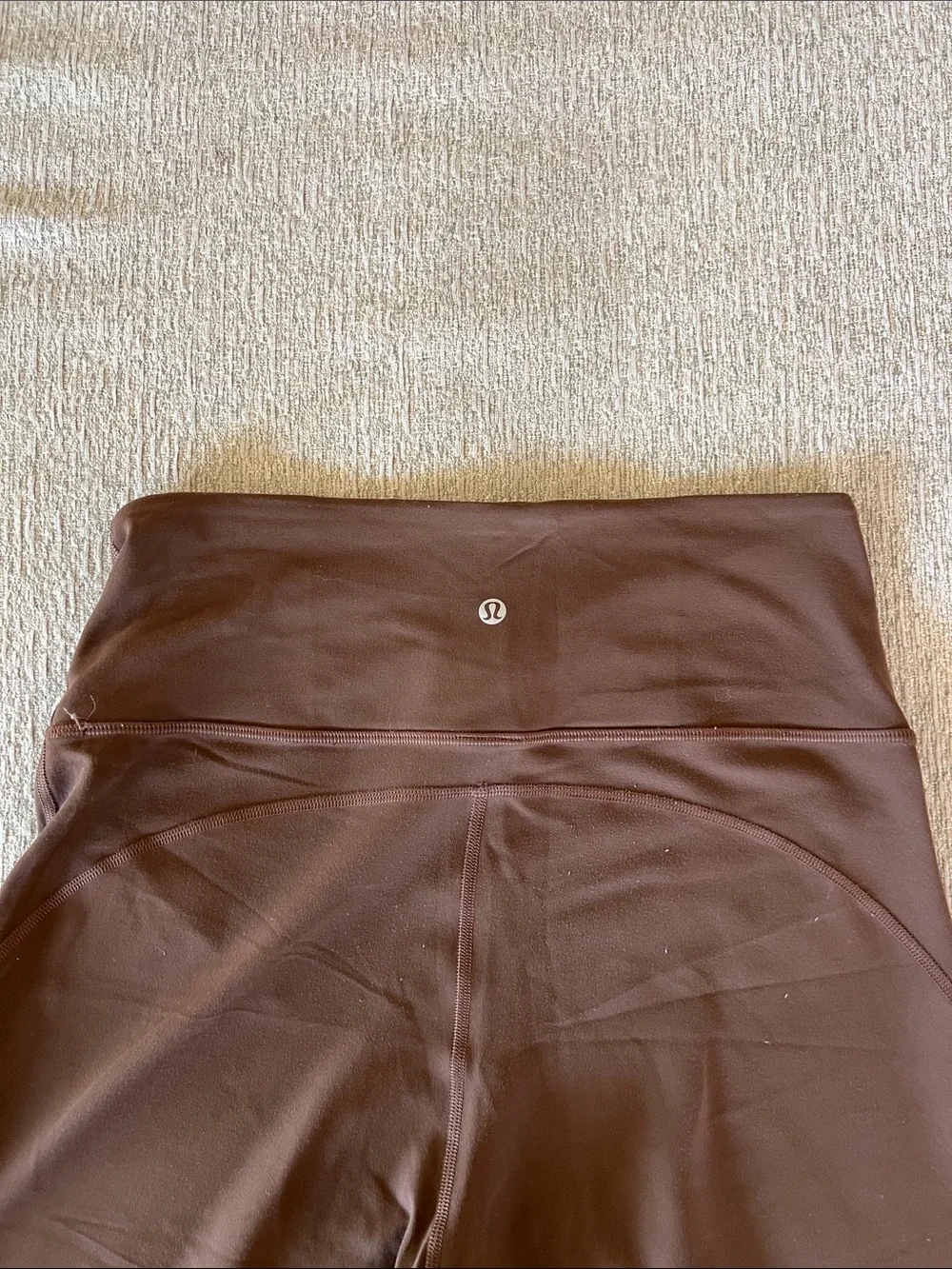 lululemon athletica Brown High-Waist Leggings